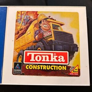 TONKA CONSTRUCTION WINDOWS 95 & MACINTOSH CD-ROM ROM GAME HASBRO 1997